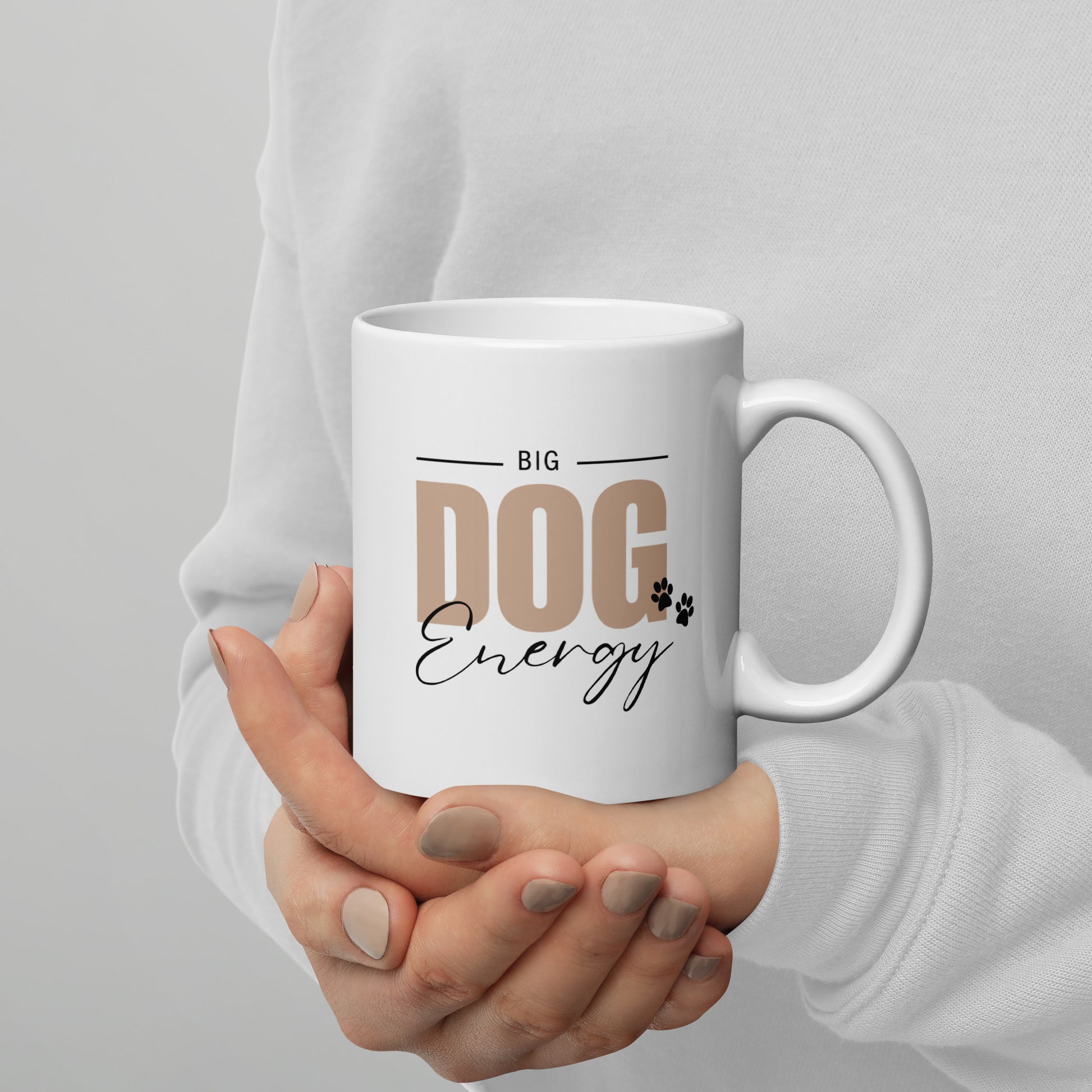 Custom Pet Mug Big Dog Energy - TLC Paws